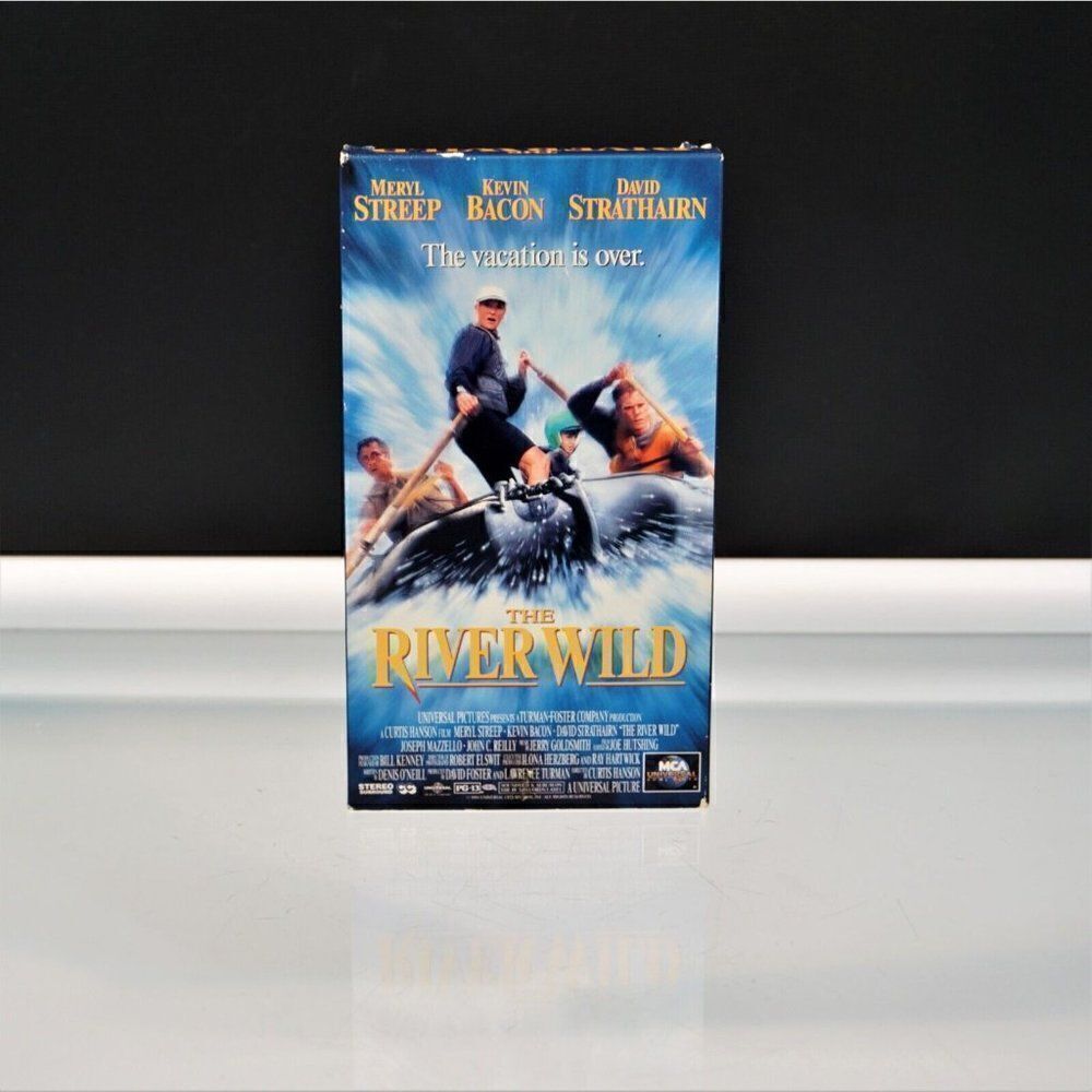 The River Wild VHS Tape 1995 Movie Meryl Streep Kevin Bacon David Strathairn